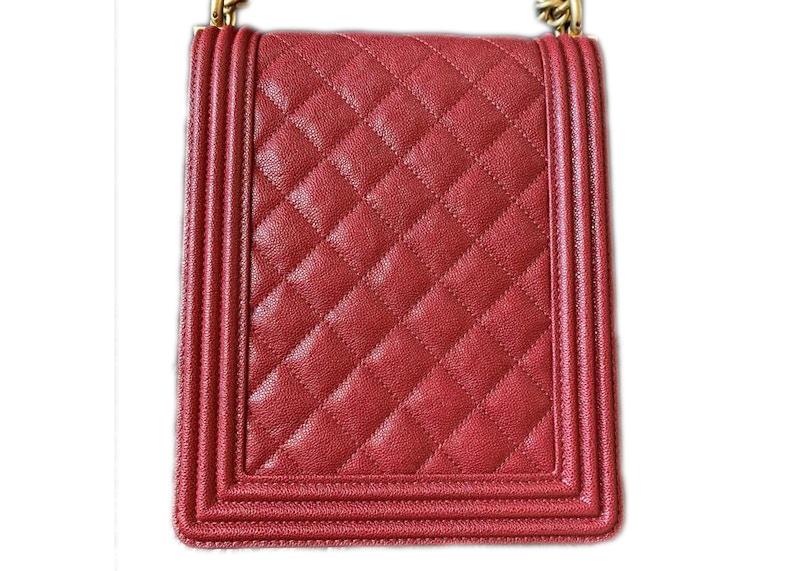 Chanel North-South Quilted Caviar Rouge 圖 2