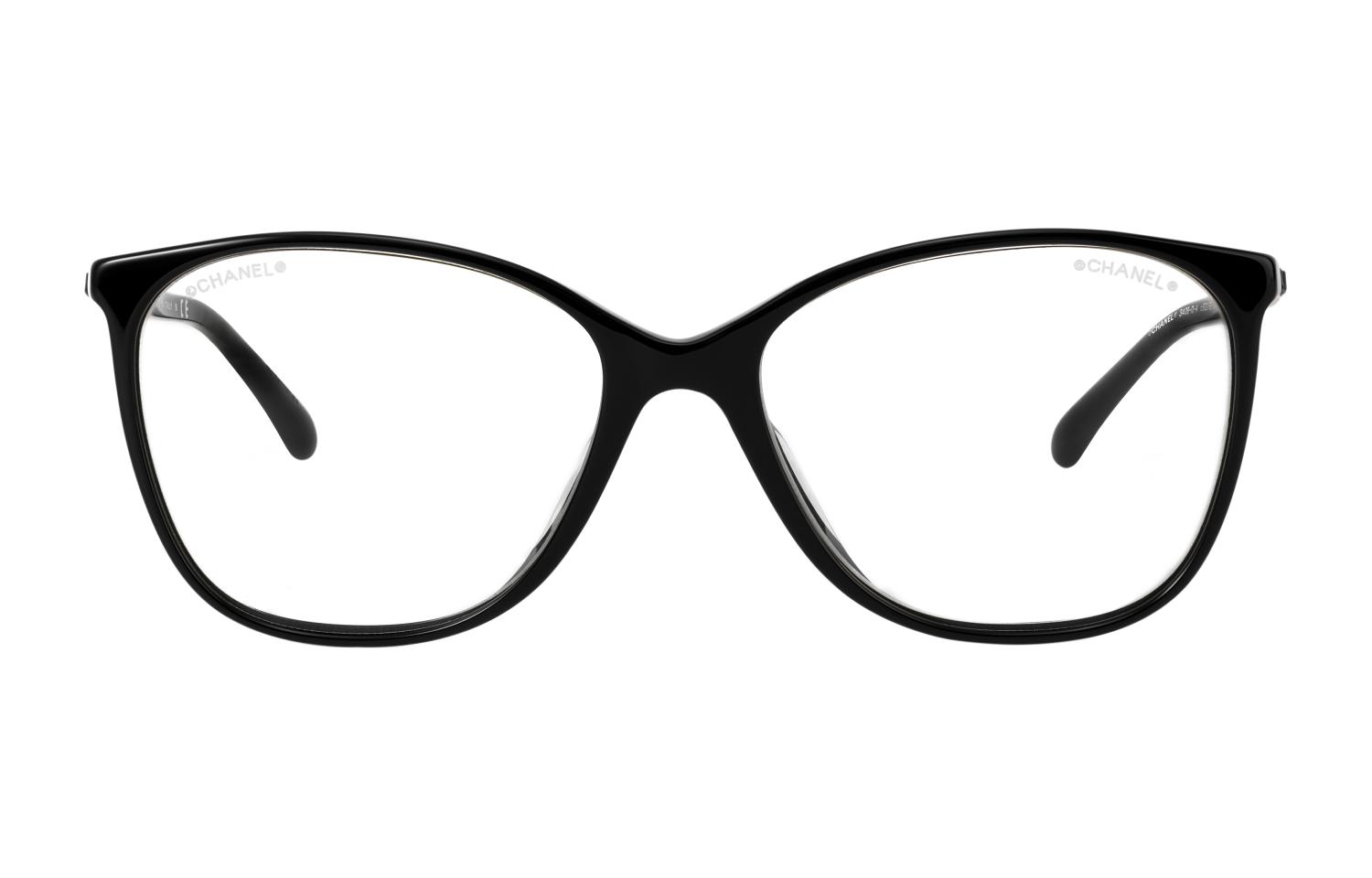 CHANEL Optical Glasses Anti-Blue Light Round Frame Unisex Black Chain Design. CH3408QA-C622/SB 圖 3