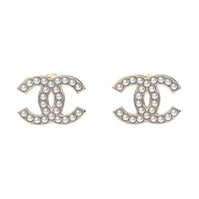 Chanel Pearl CC 2021 Earrings Gold