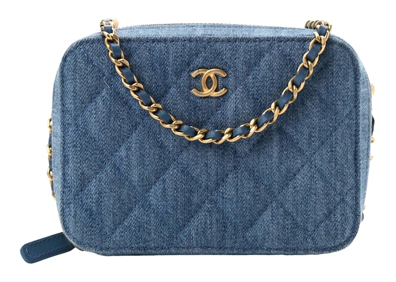 Chanel Pearl Crush Denim Camera Bag Blue (AP2463-B07306-NG353)