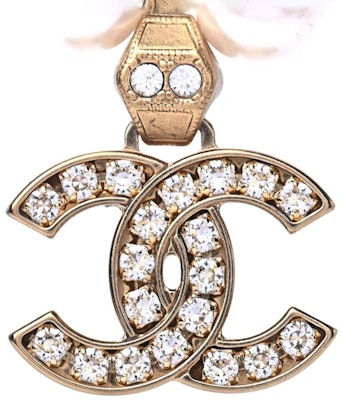 シャネル CC パールクリスタルショートネックレス 18インチ ゴールド Order シャネル CC パールクリスタルショートネックレス 18インチ ゴールド