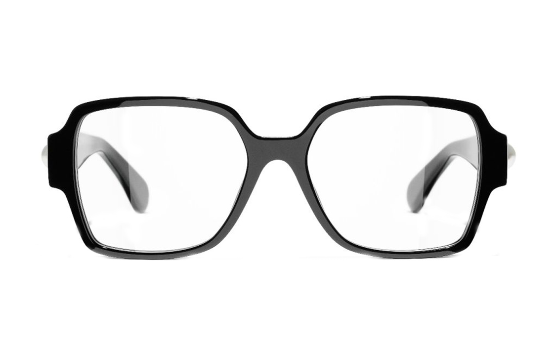 CHANEL Pearl Heart Square Optical Glasses Unisex Casual Comfort Style CH3438A C622