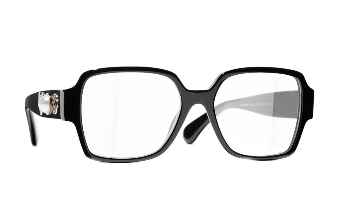 Lookbook 香奈兒珍珠心形方框光學眼鏡 男女通用 休閒舒適款 CH3438A C622