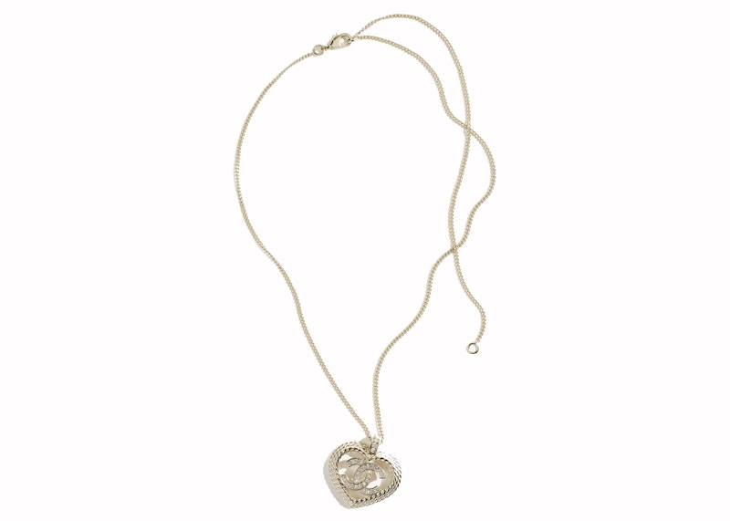 Chanel Pendant Necklace Gold/Crystal (ABC964 B16069 NW150)