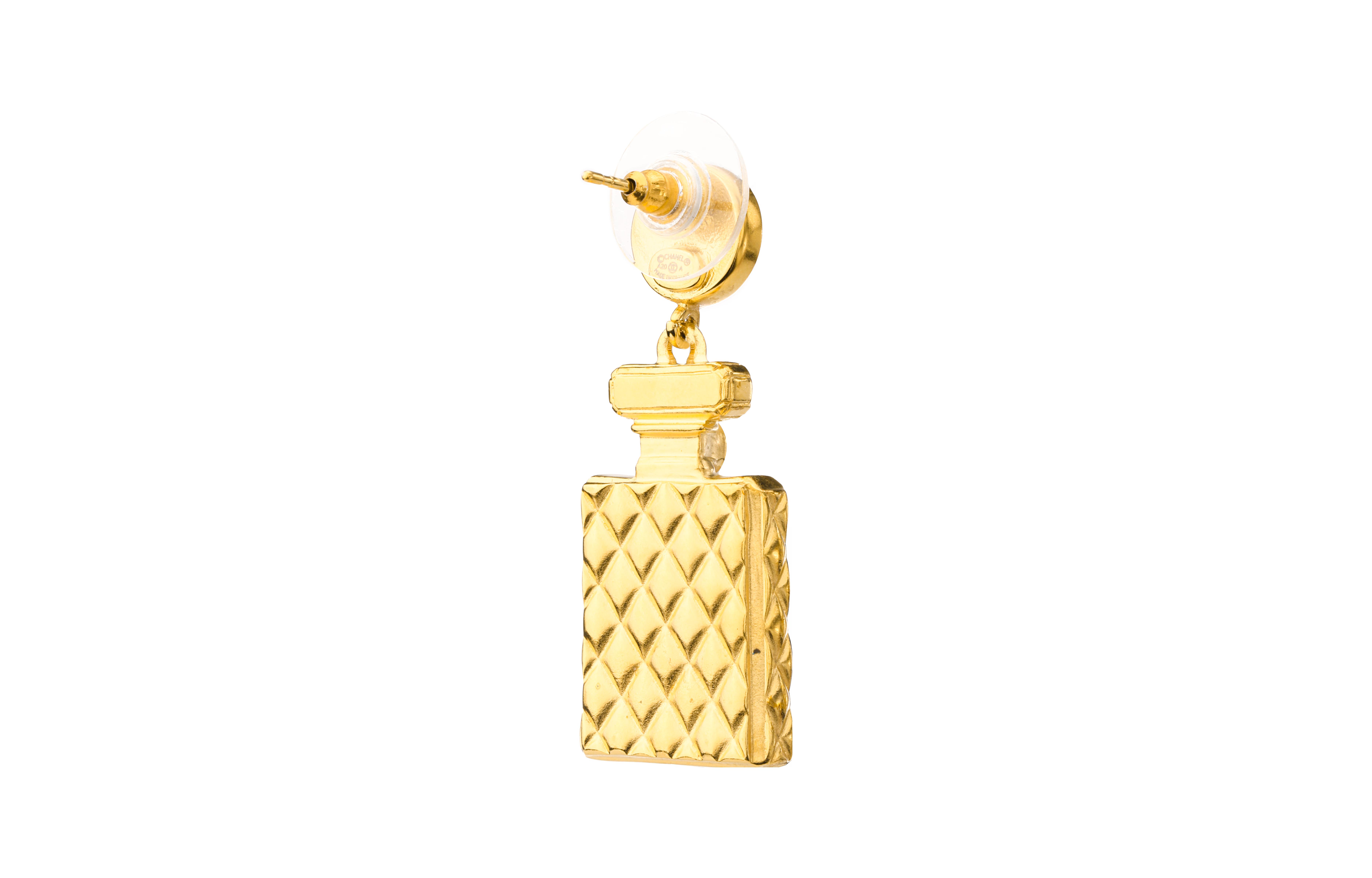 CHANEL Perfume Bottle Earrings. AB4391-B03667-N8202 圖 4