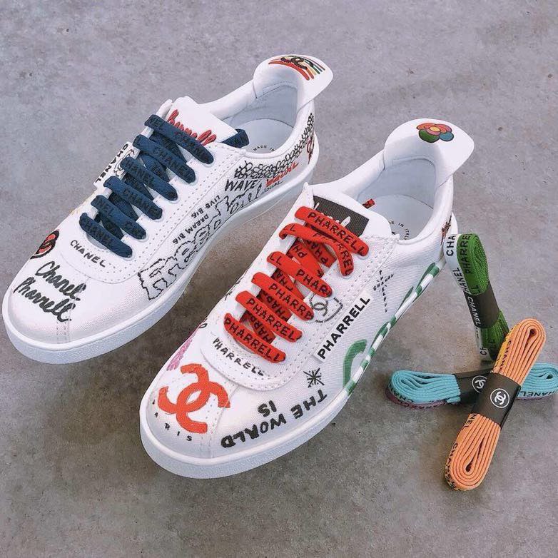 Chanel Pharrell Sneaker 'Graffiti White'