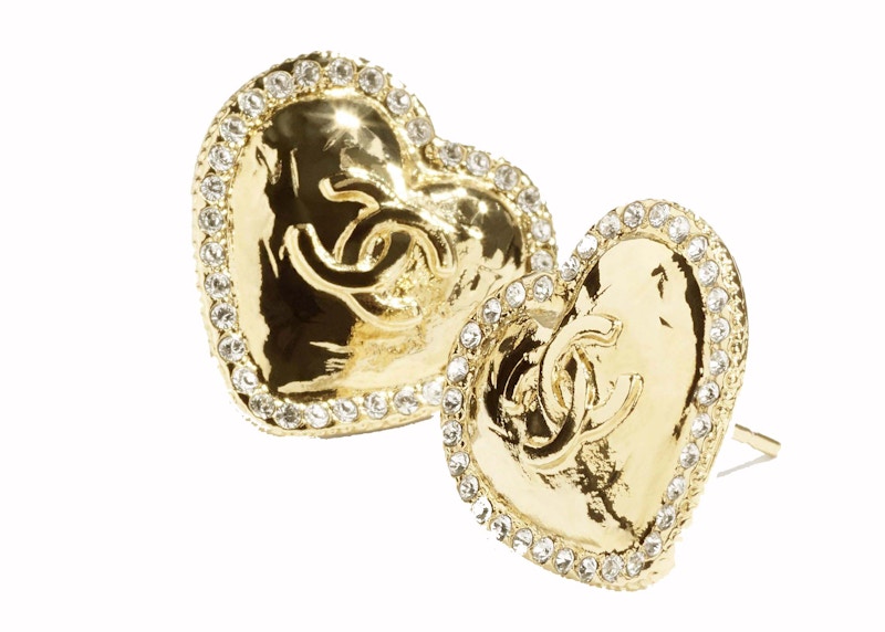 Chanel Puces D'Oreilles Earrings Gold/Crystal (ABD072 B16157 NW375) 圖 2