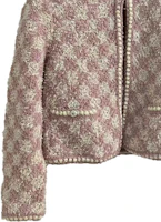 Purchase CHANEL Quilted Print Round Neck Long Sleeve Knit Sweater Women Pink P75029-K10754-NN593
