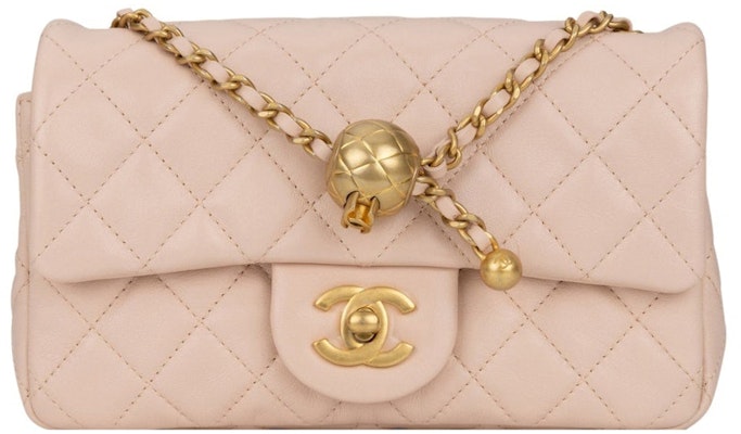 Chanel Beg Bahu Mini Quilted Rectangular Pearl Crush Beige Terang Buy Chanel Beg Bahu Mini Quilted Rectangular Pearl Crush Beige Terang