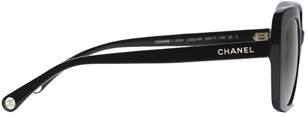 Chanel Rectangle Polarized Sunglasses Black (5504 C622/M3) Lookbook Chanel Rectangle Polarized Sunglasses Black (5504 C622/M3)