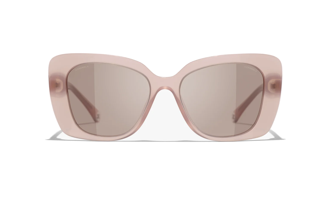 CHANEL Rectangular Sunglasses Pink Unisex Asian Fit UV Protection CH5504A-1733-4R 圖 3