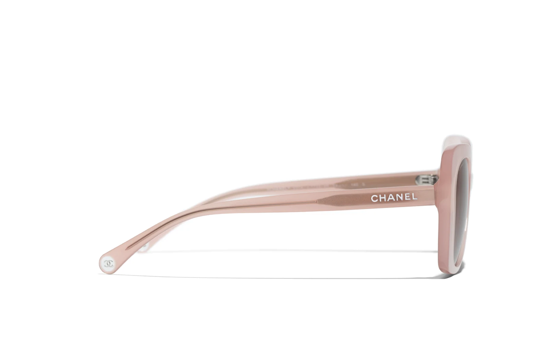 CHANEL Rectangular Sunglasses Pink Unisex Asian Fit UV Protection CH5504A-1733-4R 圖 4