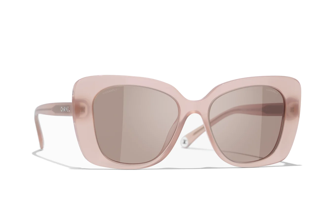 CHANEL Rectangular Sunglasses Pink Unisex Asian Fit UV Protection CH5504A-1733-4R 圖 5