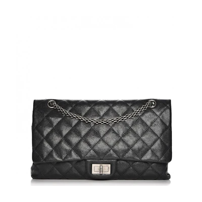 Chanel Reissue 2.55 Flap Quilted Diamond 227 Black
