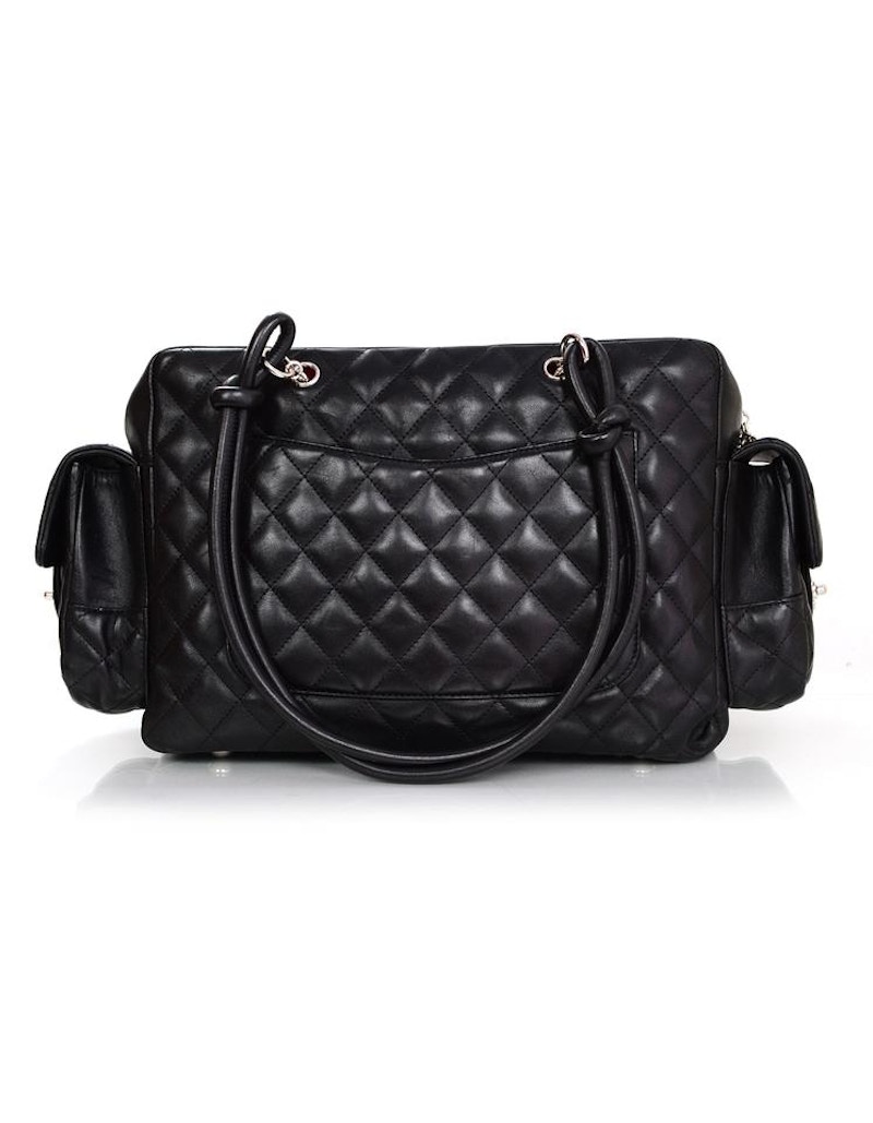 Chanel Reporter Cambon Ligne Quilted Black/White 圖 2