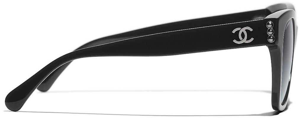 香奈儿复古珍珠蝴蝶框墨镜 黑色 男女同款 CH5482H-1716S6 Purchase 香奈儿复古珍珠蝴蝶框墨镜 黑色 男女同款 CH5482H-1716S6