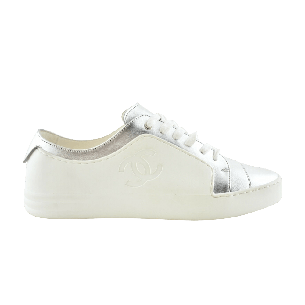 Buy 샤넬 레브 스니커 화이트실버 G32719-Y52192-K0079