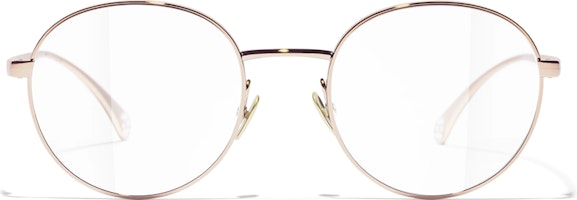 CHANEL Rose Gold Irregular Alloy Optical Frame Unisex Couple Design Glasses. CH2209C226 CHANEL Rose Gold Irregular Alloy Optical Frame Unisex Couple Design Glasses. CH2209C226