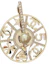 Buy Chanel Rotating Compass Brooch Gold. AB8198-B07969-NH910