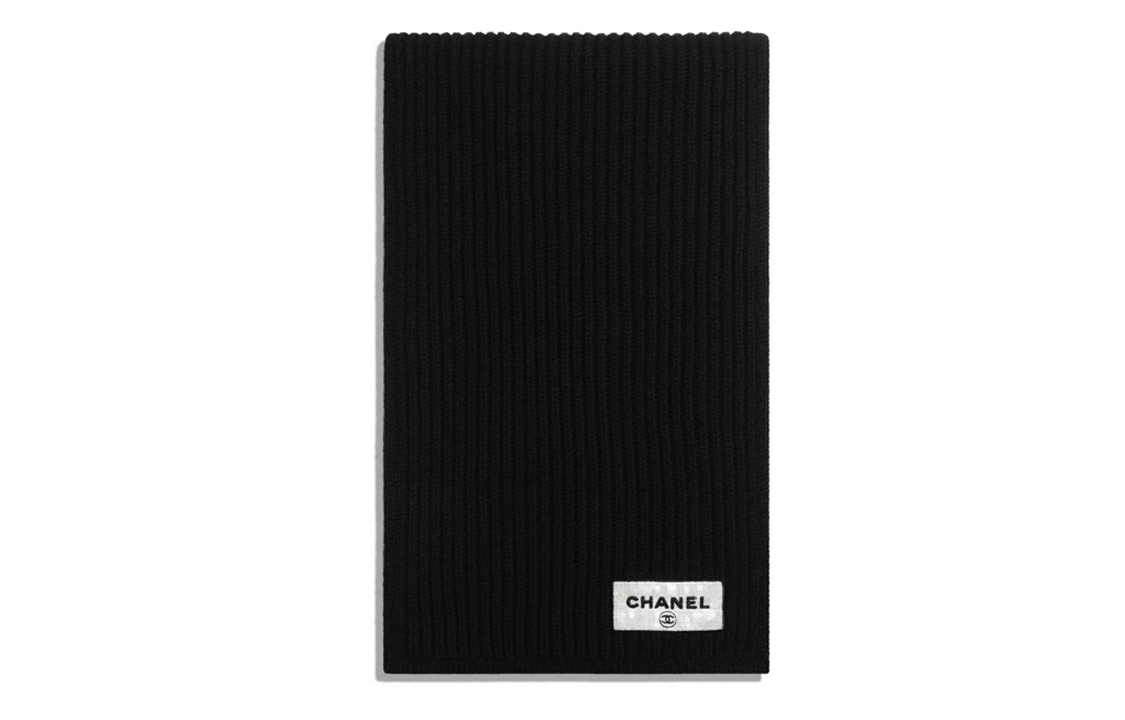Order シャネル スパンコールロゴ ニットスカーフ ユニセックス カップルスタイル AA9552-B13724-94305