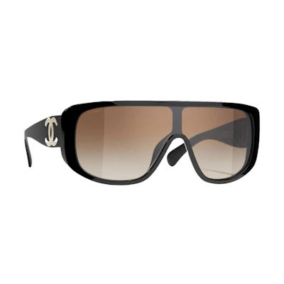 Chanel Shield Sunglasses Black (5495 C622/S5)