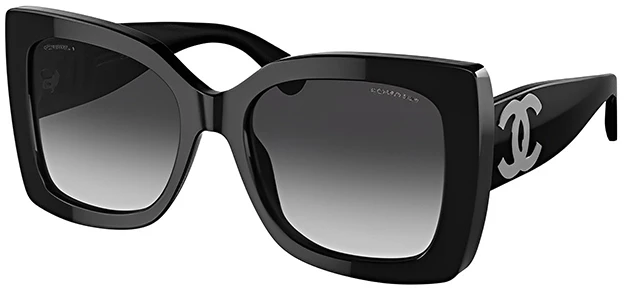 chanel-silver-double-c-logo-square-sunglasses-black-unisex-couple-style-ch-5494-a-c1047-s6
