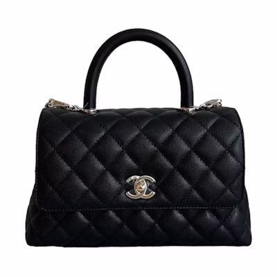 Chanel Small Coco Handbag Black (A92990)