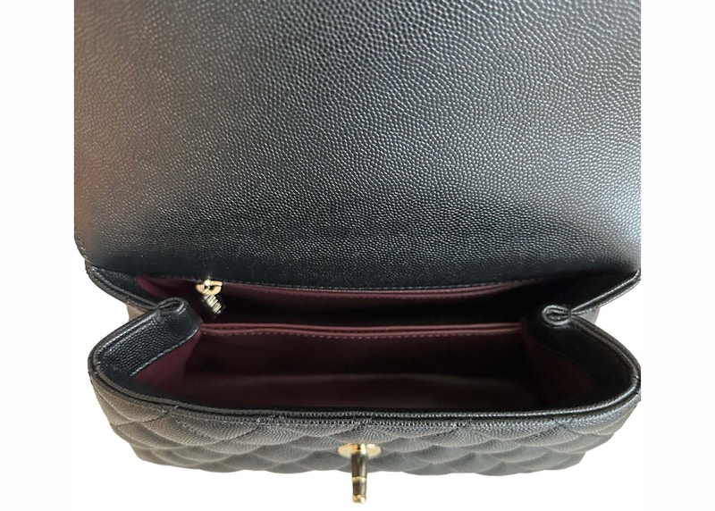 Lookbook 香奈儿小号Coco黑色手袋 (A92990)