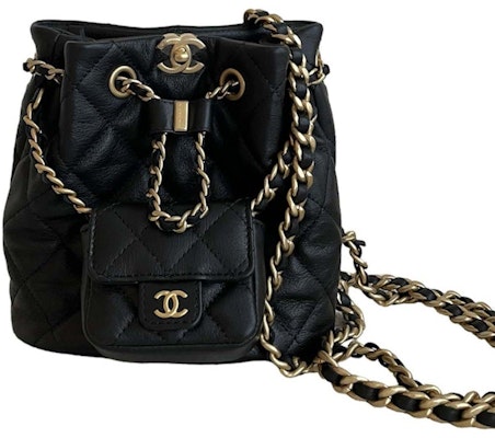 Chanel Small Drawstring 23A Bucket Black (AS3947) Buy Chanel Small Drawstring 23A Bucket Black (AS3947)