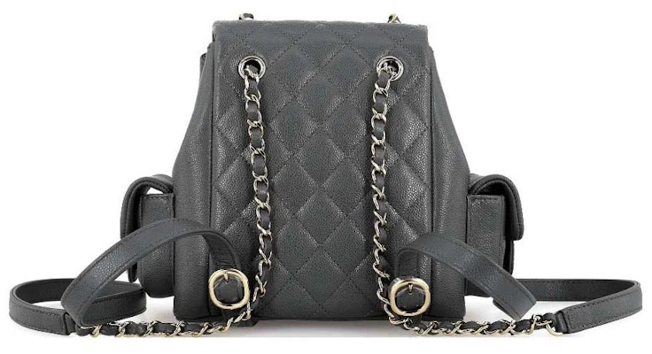 香奈儿23K小号Duma粒纹小牛皮背包深灰色(AS4399) Order 香奈儿23K小号Duma粒纹小牛皮背包深灰色(AS4399)