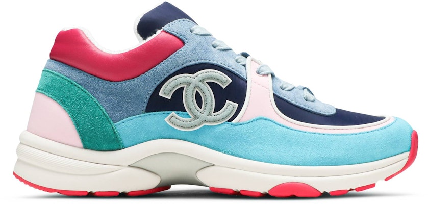 (Women) Chanel Sneaker 'Navy Turquoise' G34360-Y53659-K2060 Buy (Women) Chanel Sneaker 'Navy Turquoise' G34360-Y53659-K2060