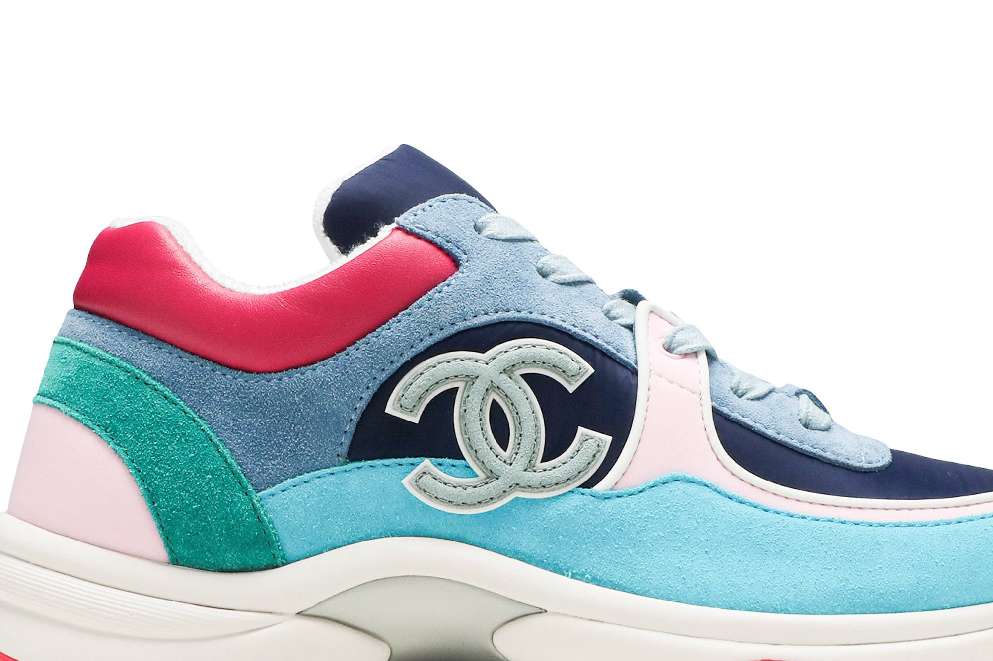 (W) Chanel Sneaker 'Navy Turquoise' 圖 2