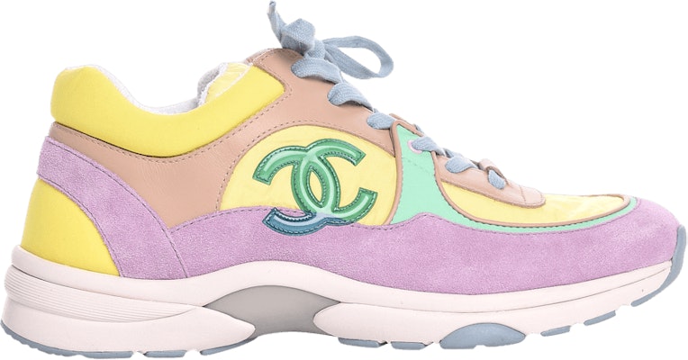 Women Chanel Sneaker Pastel Purple G34360 Y51525 K1274