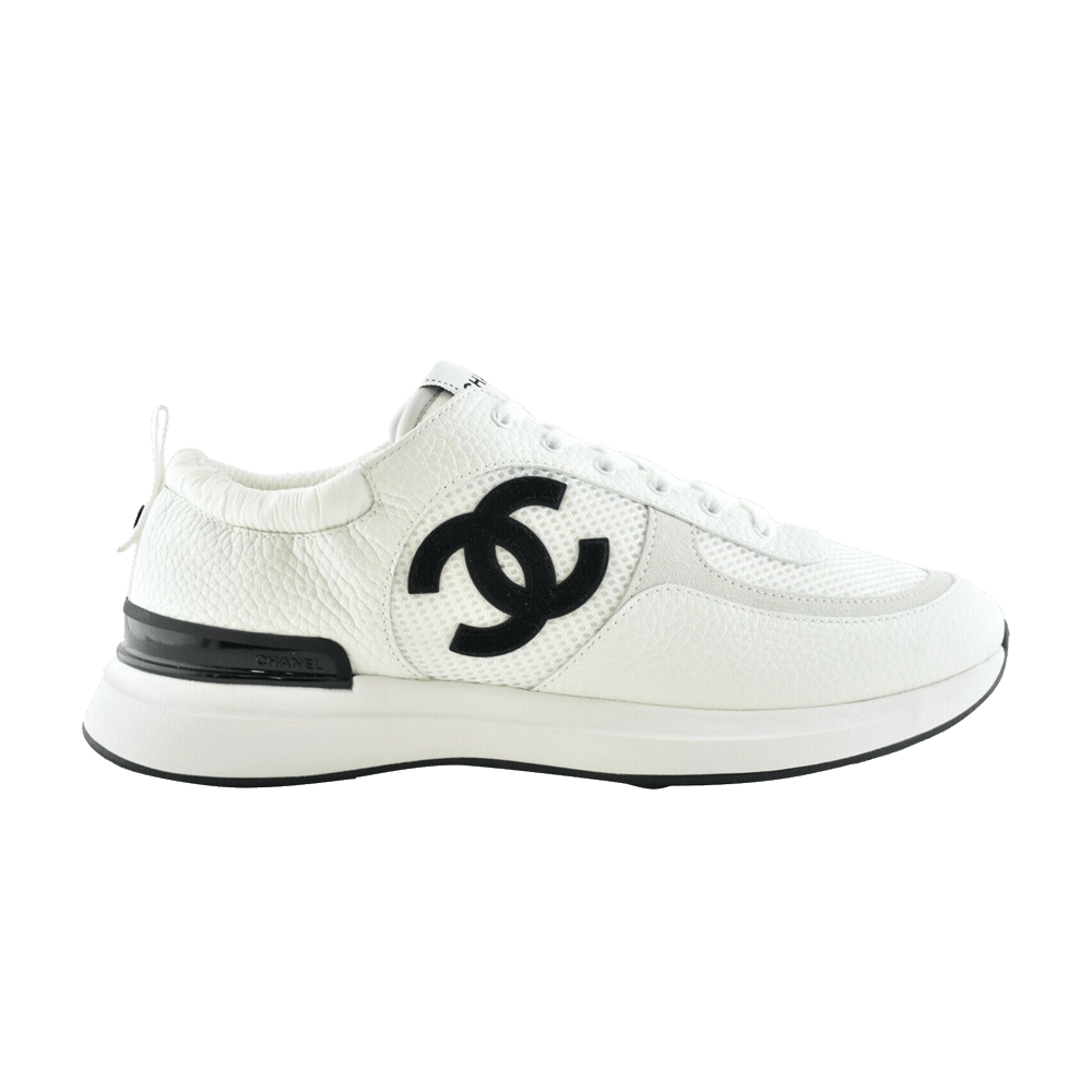 Buy 샤넬 화이트 블랙 스니커즈 (Chanel White Black Sneakers) G37492-Y55236-10601