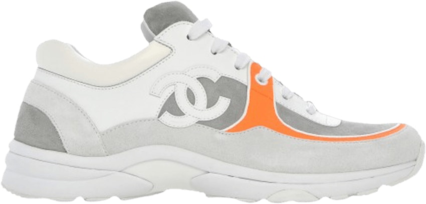 chanel-sneaker-white-fluo-orange