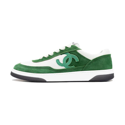 Chanel Sneaker Low '23P White Green'