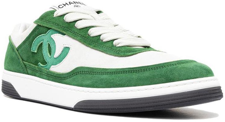 Chanel Sneaker Rendah '23P Putih Hijau' G39980-X56979-K5848 Lookbook Chanel Sneaker Rendah '23P Putih Hijau' G39980-X56979-K5848