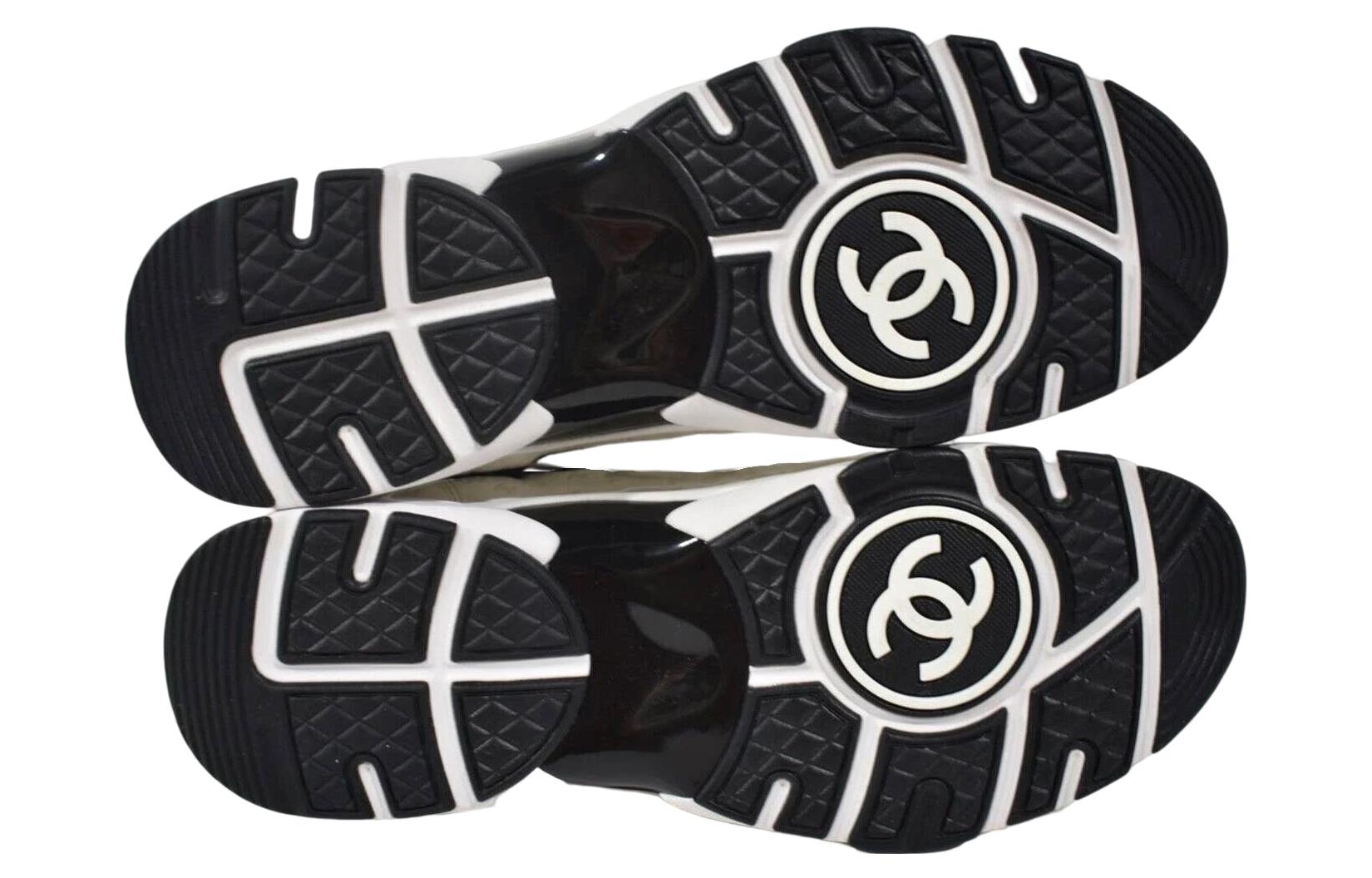 Chanel Sneaker Low 'Black and White Print' 圖 6