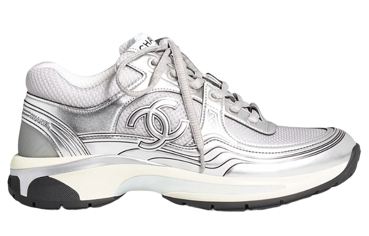 Chanel Sneaker Low 'Silver Grey' 圖 2