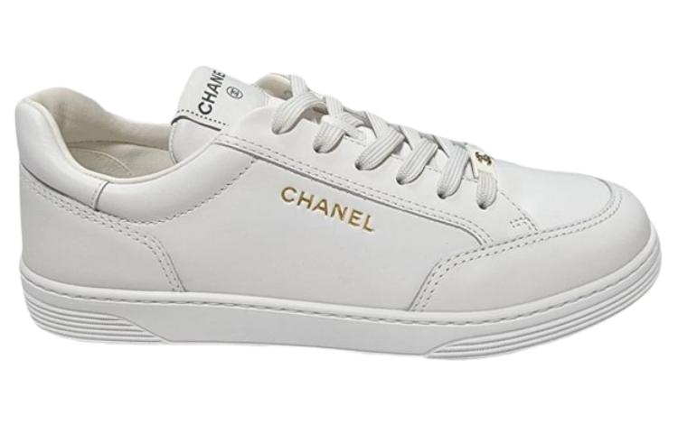 Order Chanel Sneaker Low Putih 'Tali Bergaya Selesa' G45086-B13311-NP502