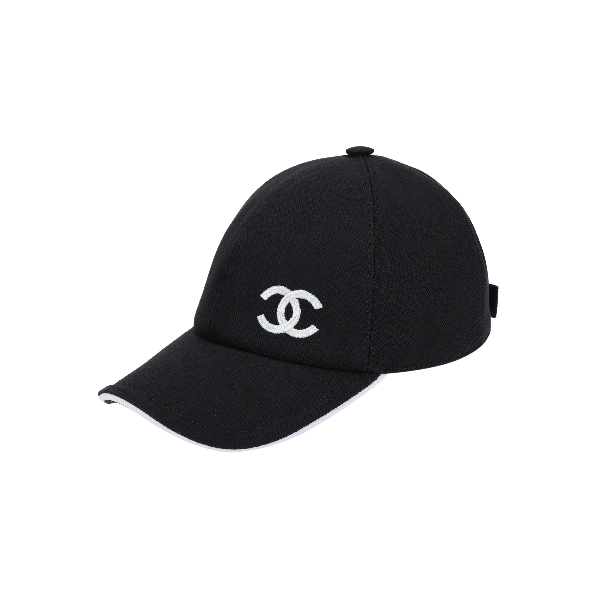 CHANEL Spring/Summer 25P Embroidered Logo Black Cap - Unisex Couple Style AAA583B18528NAFWB