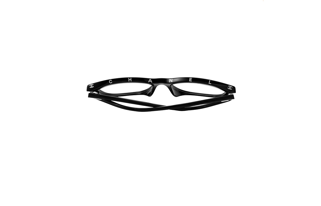 CHANEL Square Acetate Eyeglasses Black Unisex Optical Frame Asian Fit CH3392A-C501 圖 5