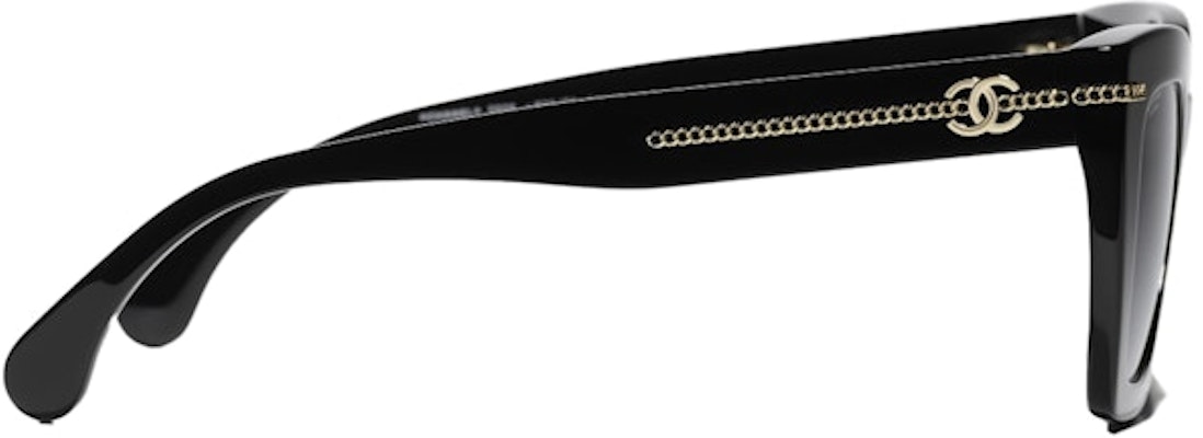 Chanel Cermin Mata Hitam Berantai Petak (Polarized) (5509 C622/T8) Lookbook Chanel Cermin Mata Hitam Berantai Petak (Polarized) (5509 C622/T8)