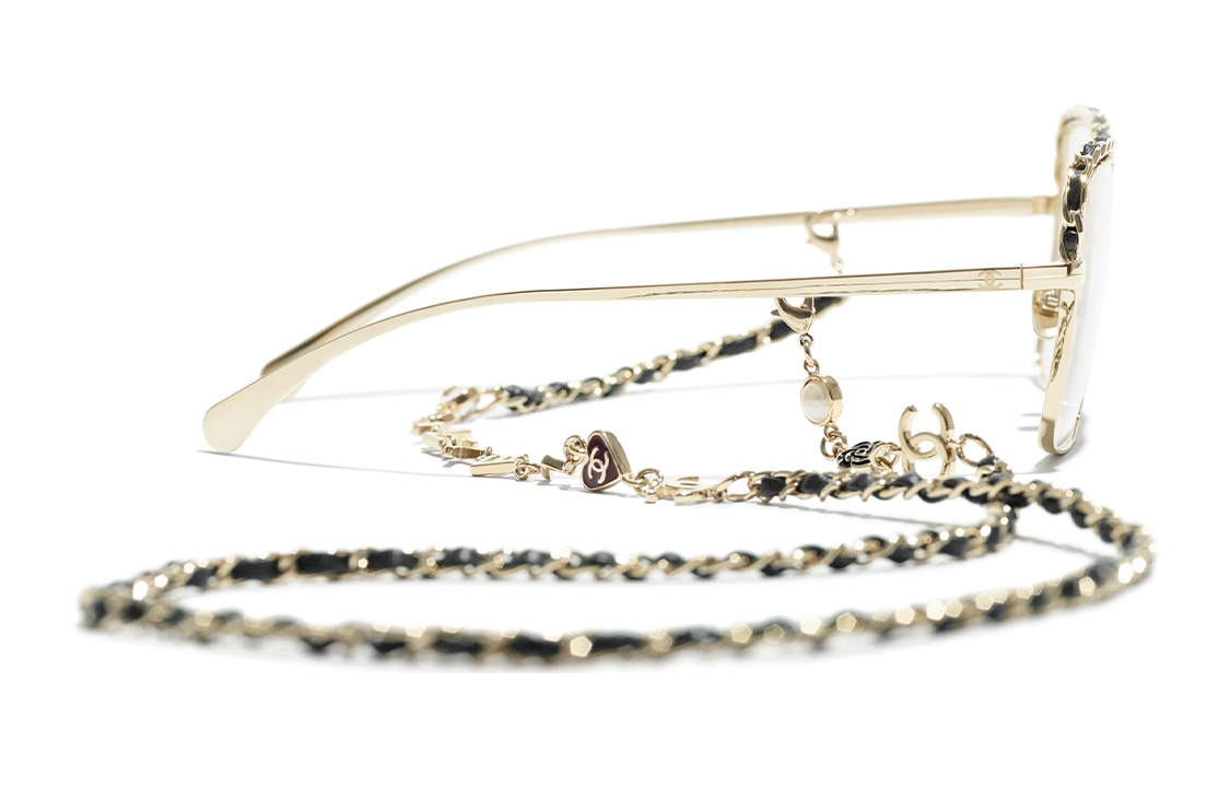 Lookbook Kacamata Optik Retro Square CHANEL Unisex Frame Pasangan Fashionable CH2206Q-C395