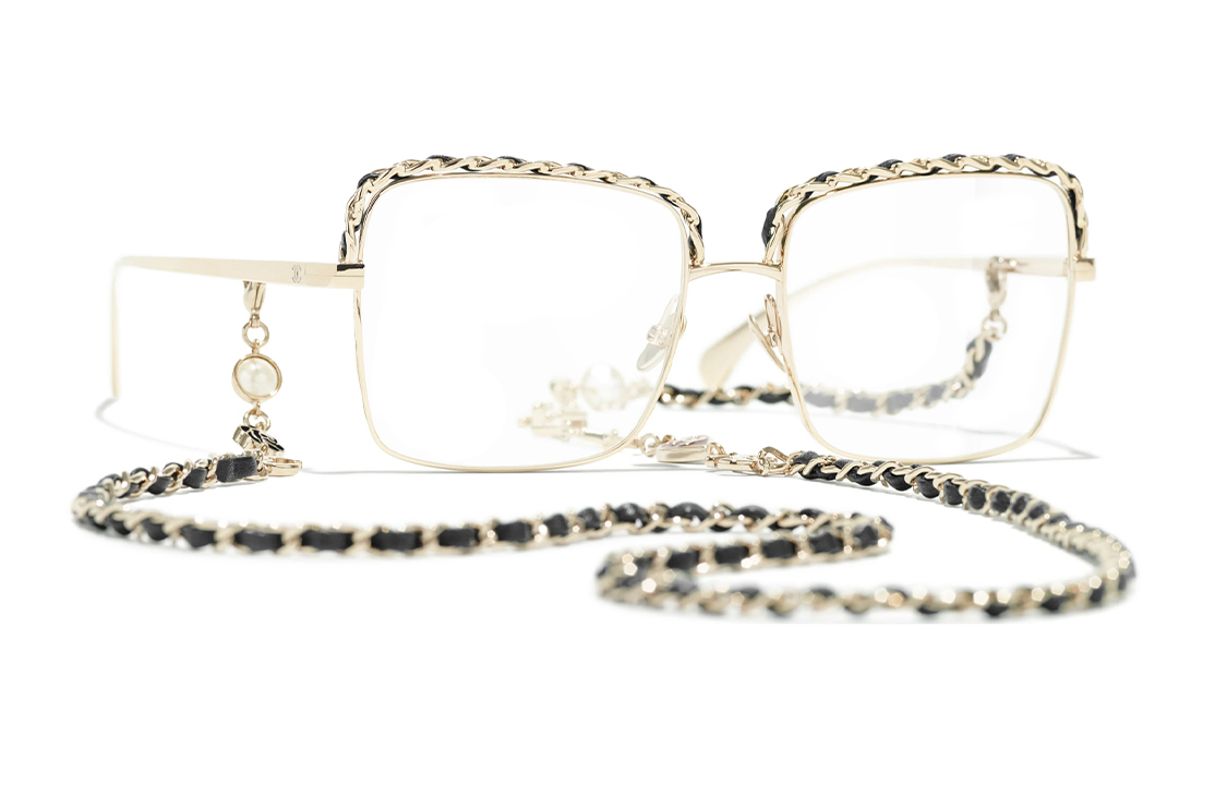 Purchase Kacamata Optik Retro Square CHANEL Unisex Frame Pasangan Fashionable CH2206Q-C395