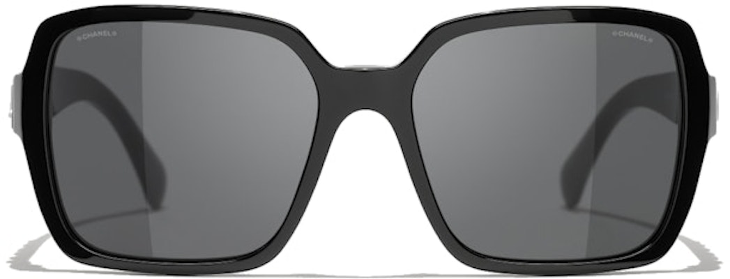 Chanel Square Sunglasses Black/Grey (5408 1026/S4) Order Chanel Square Sunglasses Black/Grey (5408 1026/S4)