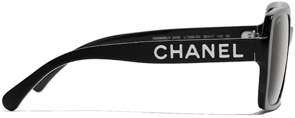 Chanel Square Sunglasses Black/Grey (5408 1026/S4) Lookbook Chanel Square Sunglasses Black/Grey (5408 1026/S4)