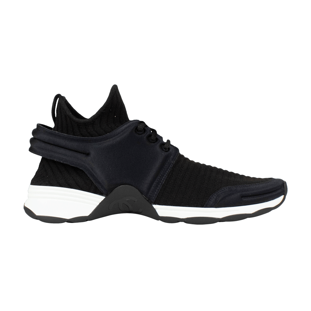 Chanel Stretch Fabric Sneaker 'Black'