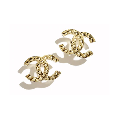 Chanel Stud Earrings Gold (ABD035 B16128 NW440)