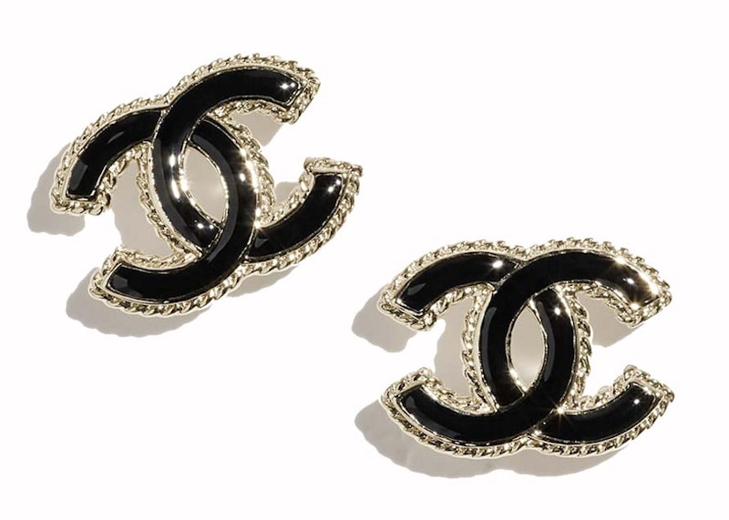 Buy Pendientes Chanel de Oro/Negro (ABC528 B16134 NW445).